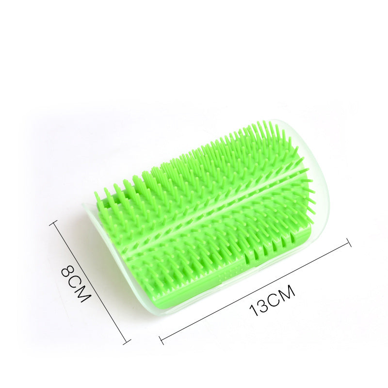 Cat Self-Grooming Brush - Pet Wall Rubbing Device for Natural Coat Care